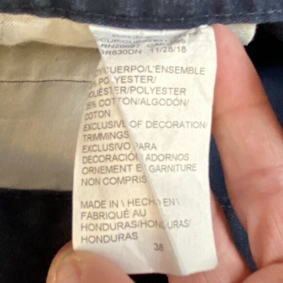 Dickies Mens Work Shorts Size 38 Chino Flat Front Casual Summer Classic Navy - Picture 7 of 12